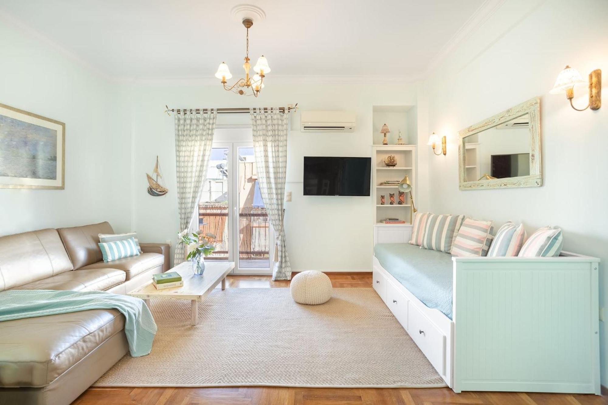 Apartamento Bright, Calming Retreat With A Balcony Near Metro! Atenas Exterior foto