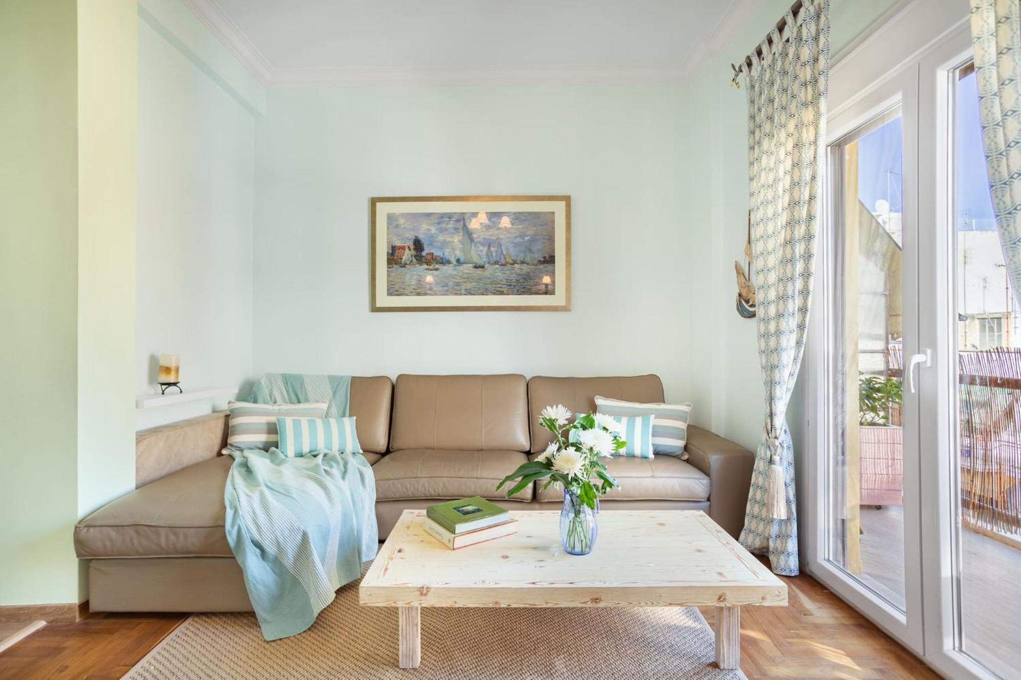 Apartamento Bright, Calming Retreat With A Balcony Near Metro! Atenas Exterior foto